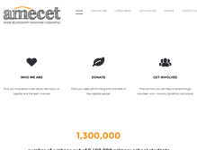 Tablet Screenshot of amecet.com